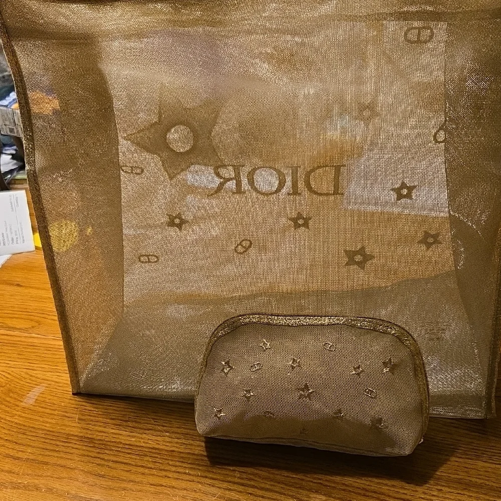 Dior Tote and Pouch Set NWOT
